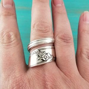 Queen Bess Wrapped Spoon Ring